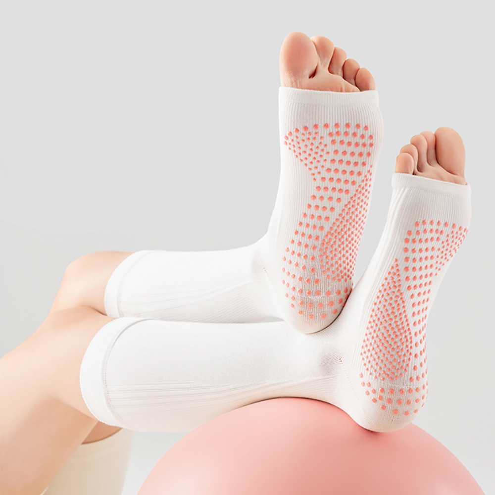 Pilates & Yoga Vida - Professionelle Yoga-Socken mit offener Zehenpartie für