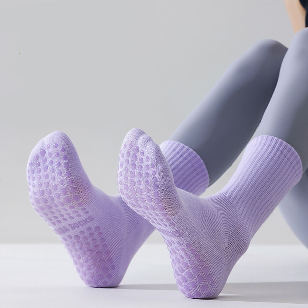 Pilates & Yoga Vida - Hochwertige Damen-Yoga-Socken, Bunte Trend-Sportsocken, Professionelle Atmungsaktive