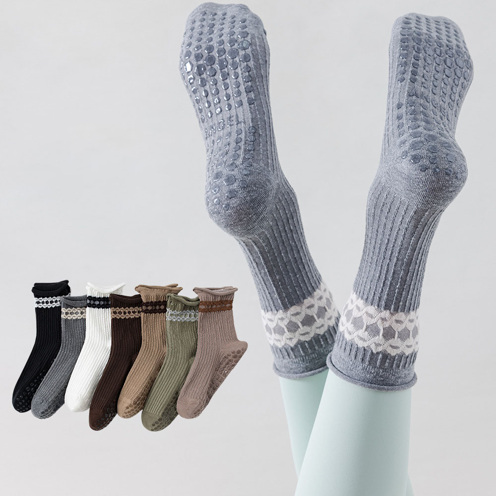 Medias Para Pilates Y Yoga - Yoga-Socken für Damen aus Baumwolle mit