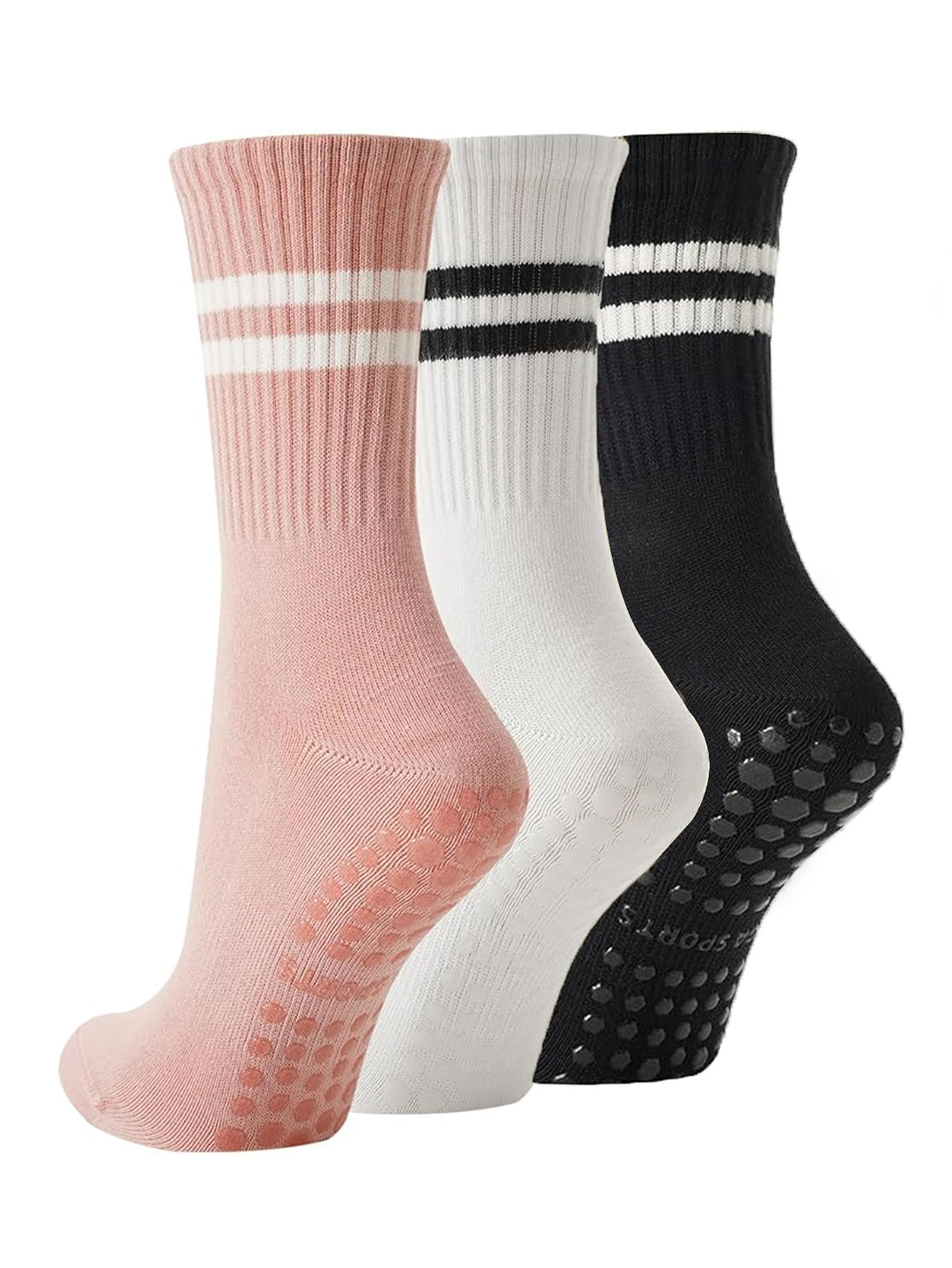 3 Paar Yoga-Socken, rutschfest – Medias Para Pilates Y Yoga Bewertung und Preis