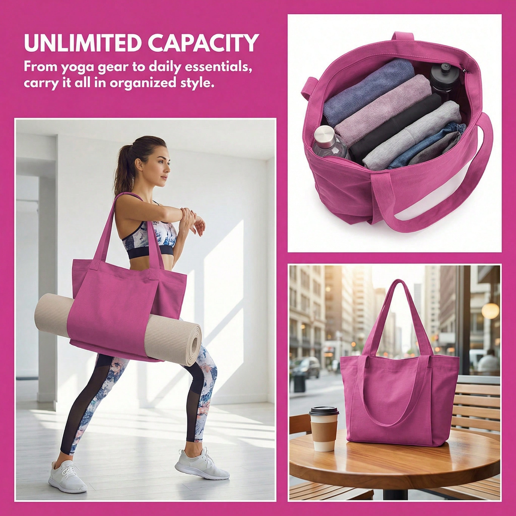 Yoga-Tasche, Sporttasche für D – Pilate Yoga Workout Bewertung und Preis