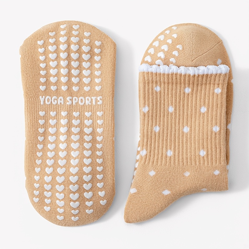 Braune Yoga-Socken für Damen,  – Medias Para Pilates Y Yoga Bewertung und Preis