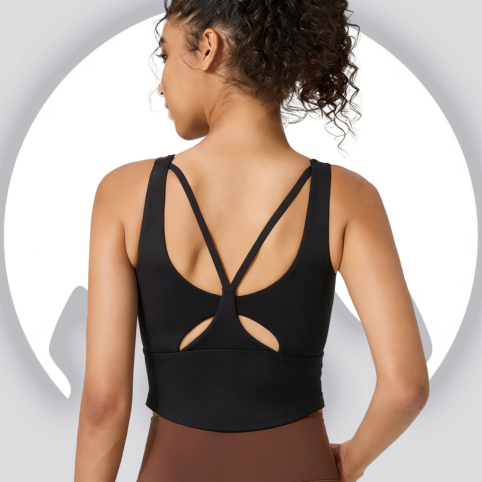 Damen-Sport-BH mit festem Cup  – Pilate Yoga Workout Bewertung und Preis