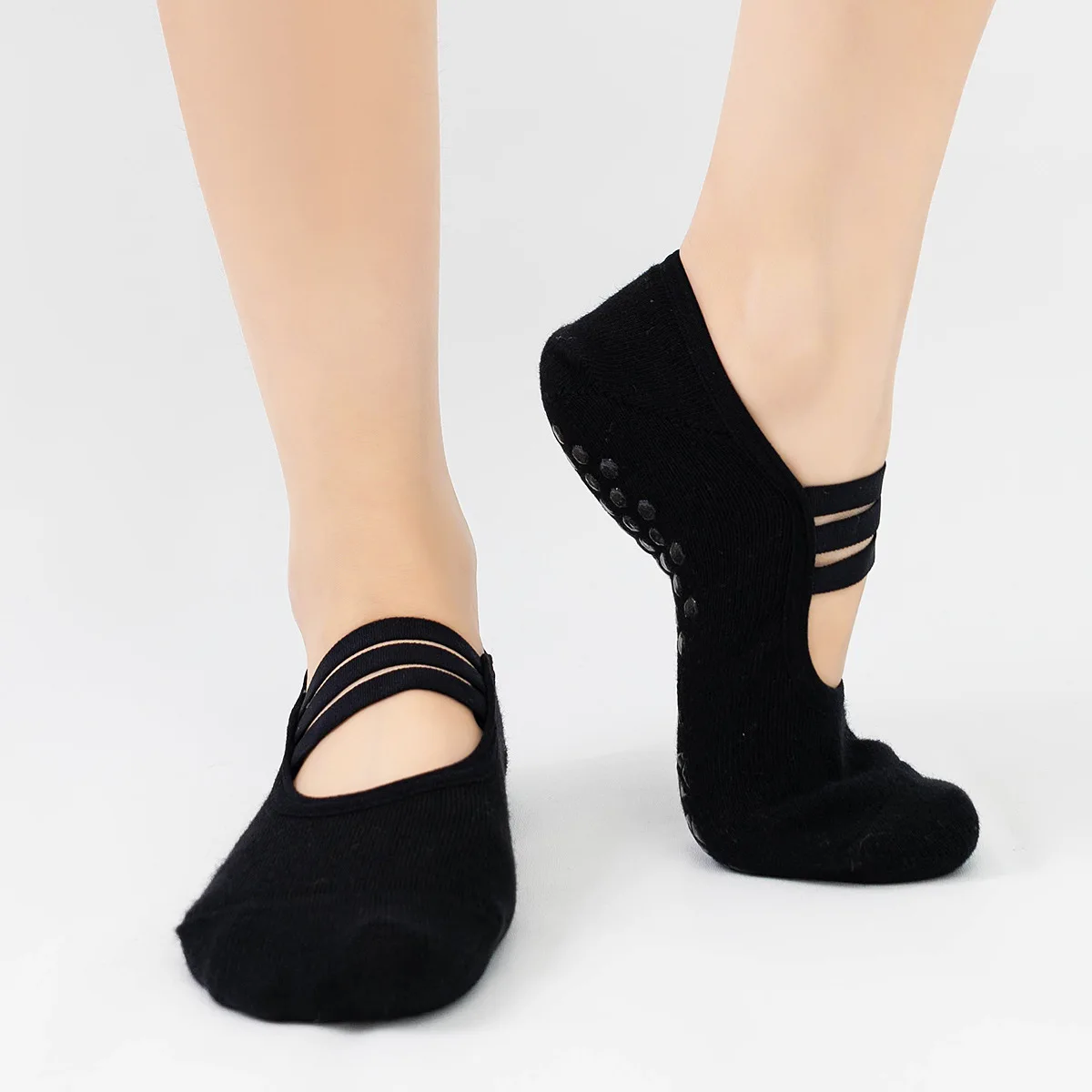 Rutschfeste Yoga-Socken aus Si – Medias Para Pilates Y Yoga Bewertung und Preis